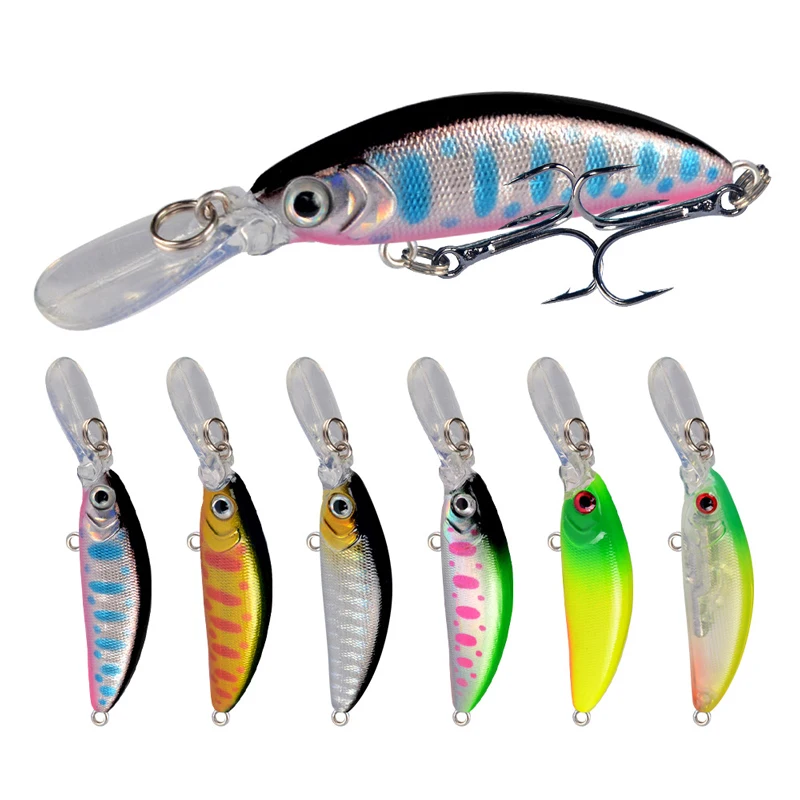 

7 см, 5,8 Г, популярная модель, рыболовные приманки, жесткая приманка, 6 цветов на выбор, тонущий качественный профессиональный гольян, искусственная приманка