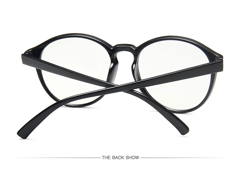 Новинка, овальная оправа, женские очки, ретро очки, оправа, большая оправа, анти-Blu-Ray очки, модные прозрачные цветные оправа с плоскими линзами