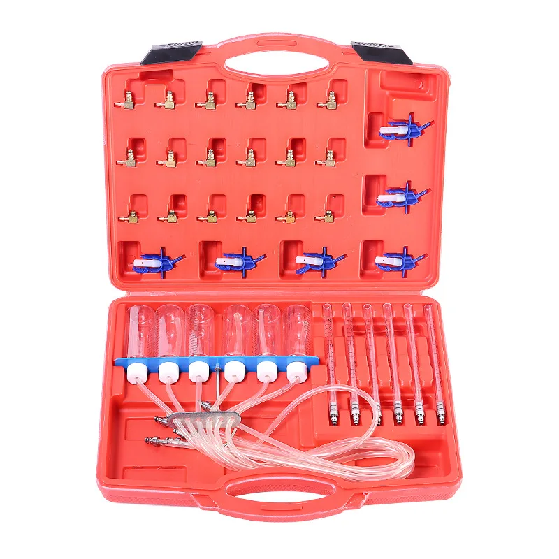 

New Diesel Injector Flow Meter Test Kit Common Rail Adaptor Fuel Tester Set