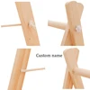 Baby Natural Wooden Gym Play Toys Teether Clouds Wooden Rodent Stroller Chain Hanging Baby Toy Mobile Bed Holder Gift 6