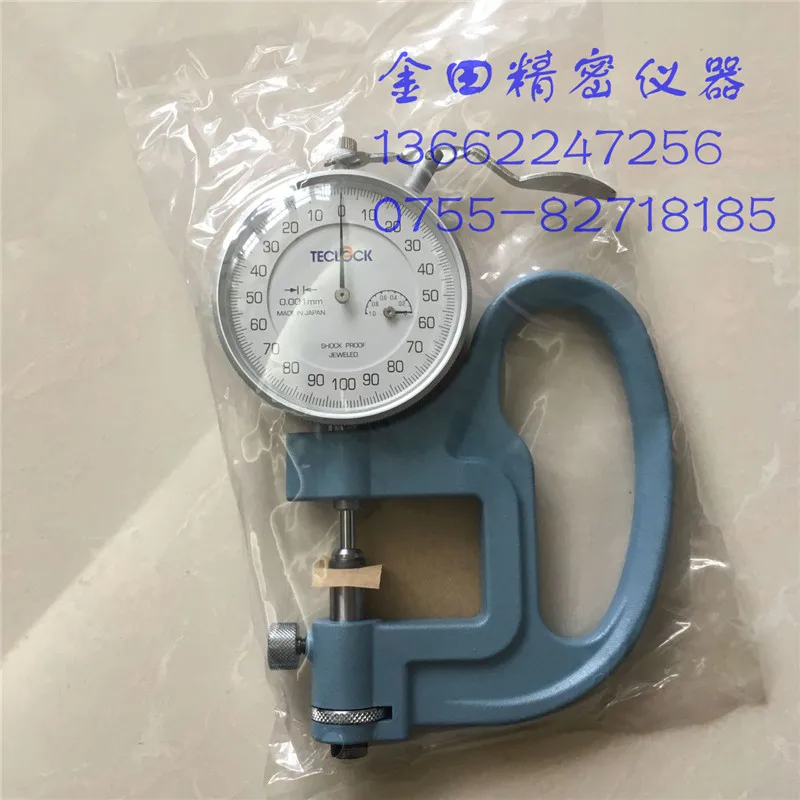 Teclock Thickness Gauge Sm1201 Dial Indicator Sm1201l Thick And Thin Table 010/0.001mm Tool
