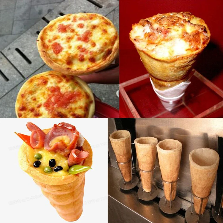Macchina automatica per cono per Pizza con 4 coni e macchina per Pizza a  cono commerciale per forno elettrico per Pizza|Ice Cream Makers| -  AliExpress