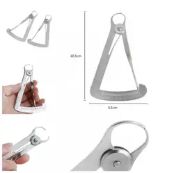 Étrier de jauge dentaire en acier inoxydable, 1 pièce, pour cire métallique, laboratoire dentaire, échelle 0 à 10mm, Autoclavable, nouveau 