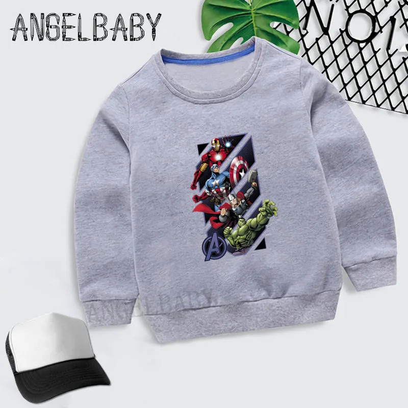 Autumn Children Hoodies Baby Boys Girls Sweatshirts Avengers 4 Endgame Marvel Long Sleeves Sweater Kids Sportswear,KYT5277