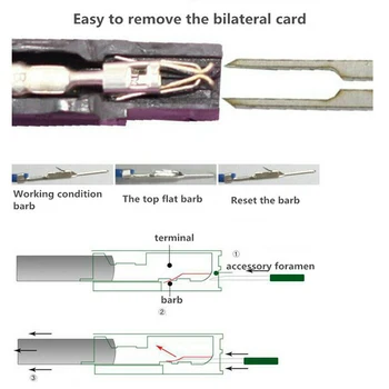 

Motorcycle Extractor Releasing Set Electrical Circuit Tools Connector Pin Puller Repair Useful Accessories Parts