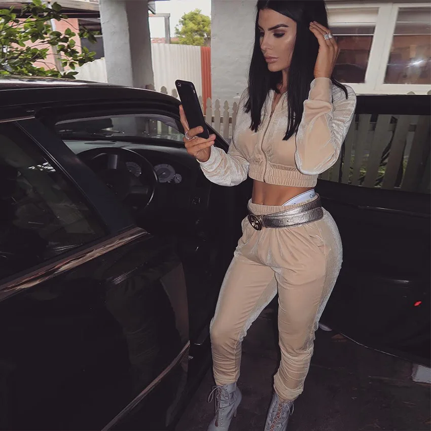 Новое поступление 2020 сексуальный женский комплект из двух предметов с V-образным