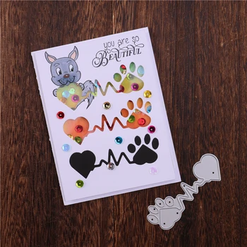 

DiyArts Heart Metal Cutting Dies for Card Making DIY Scrapbooking Embossing Craft Stencil Punching Templates New Love Dying