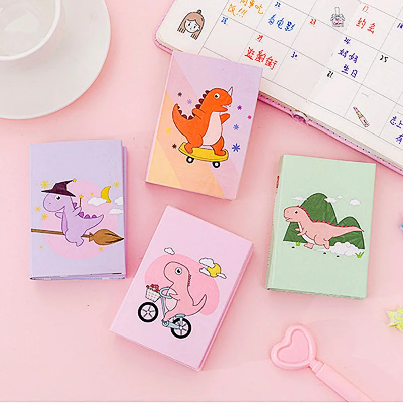 Милые Складные блокноты Kawaii Dinosaur Sticky Notes наклейки для письма детей канцелярские
