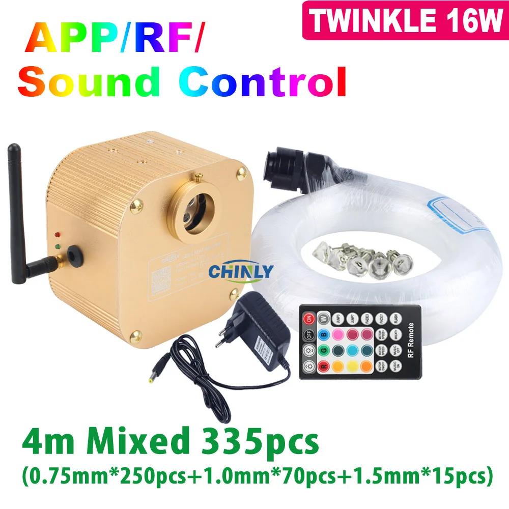 Fiber Optic Light 16W Twinkle Bluetooth APP Smart Control Starry