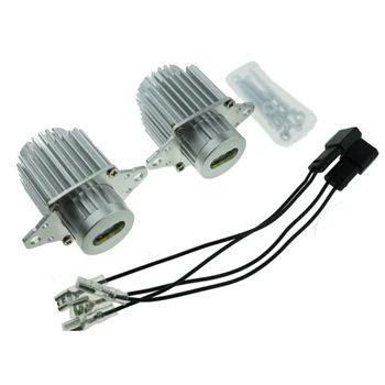 

2pcs Angel Eye Light Kit Waterproof For BMW E90 E91 LCI 2008-2011 Silver Gray Replacement