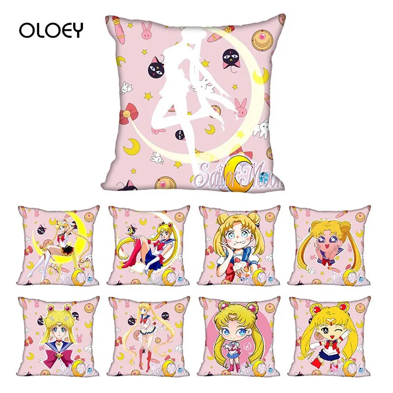 Лучшая Подушка для украшения Сейлор Мун свадебная наволочка подушки (с одной