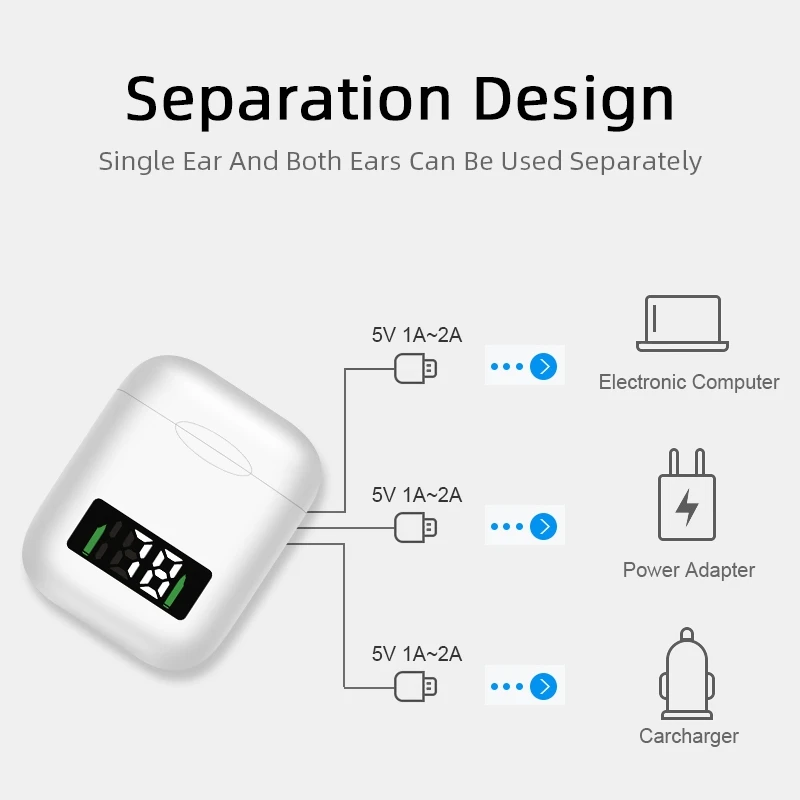 I99 tws светодиодный ecouteur sans fil bluetooth для iPhone samsung Xiaomi huawei LG pk ear air i12 tws w1 чип 1:1 i100 i200 auriculares bluetooth inalambrico yfeiybrb cascos musica sluchawki oordopjes