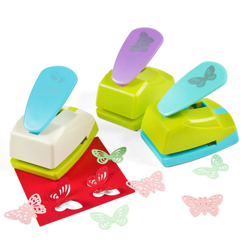 Punch Hole Puncher Paper Butterfly Paper Cutter Embossing Machine