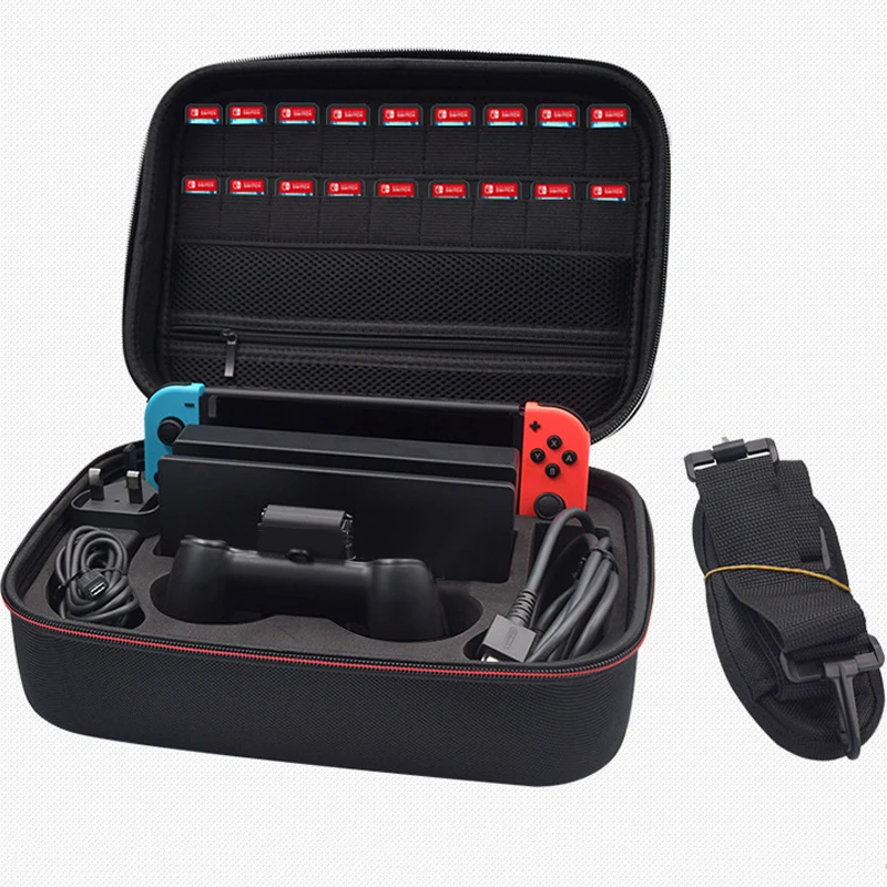 

Portable Big Capacity Case Cover Zipper Protective Shell Hard Shell Protective Storage Carrying Bag Case For Nintend Switch