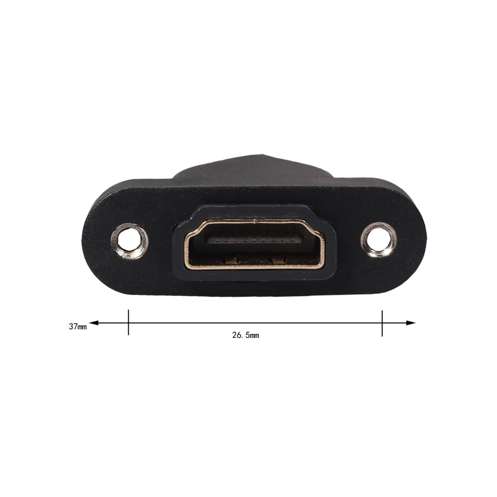 Позолоченный Удлинительный кабель, HDMI штекер к гнезду с винтовой панелью крепление V1.4 1080P для psp HDTV 30 см 50 см 1 м 1,5 м