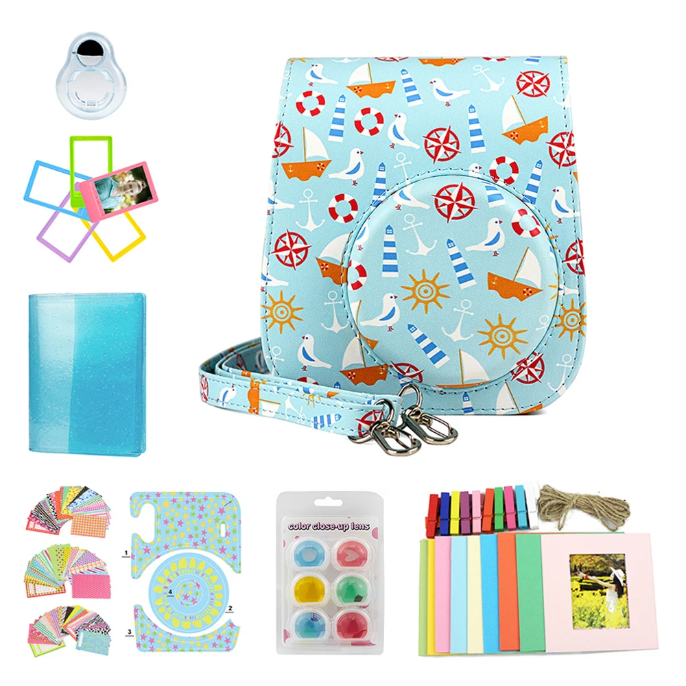 

CAIUL Accessorie kit for Fujifilm Instax Mini 11 Instant Film Camera bundle - Nautical anchor