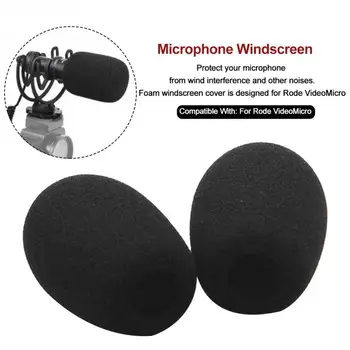 

Microphone Windscreen Windshield Sponge Foam For RODE VIDEOMICRO Compact ON CAMERA Microphone Videomic Video Micro Recording Mic