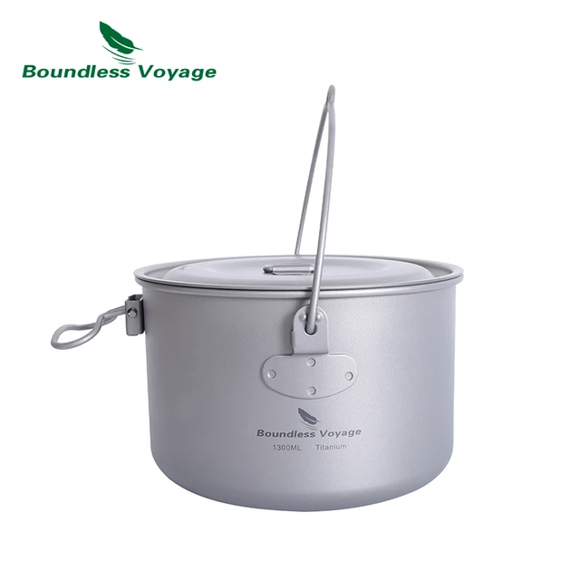 Boundless Voyage-Ensemble de casseroles et poêles en titane, tasse  portable, cuisinière ultralégère, ustensiles de cuisine pliants, camping et  randonnée en plein air - AliExpress