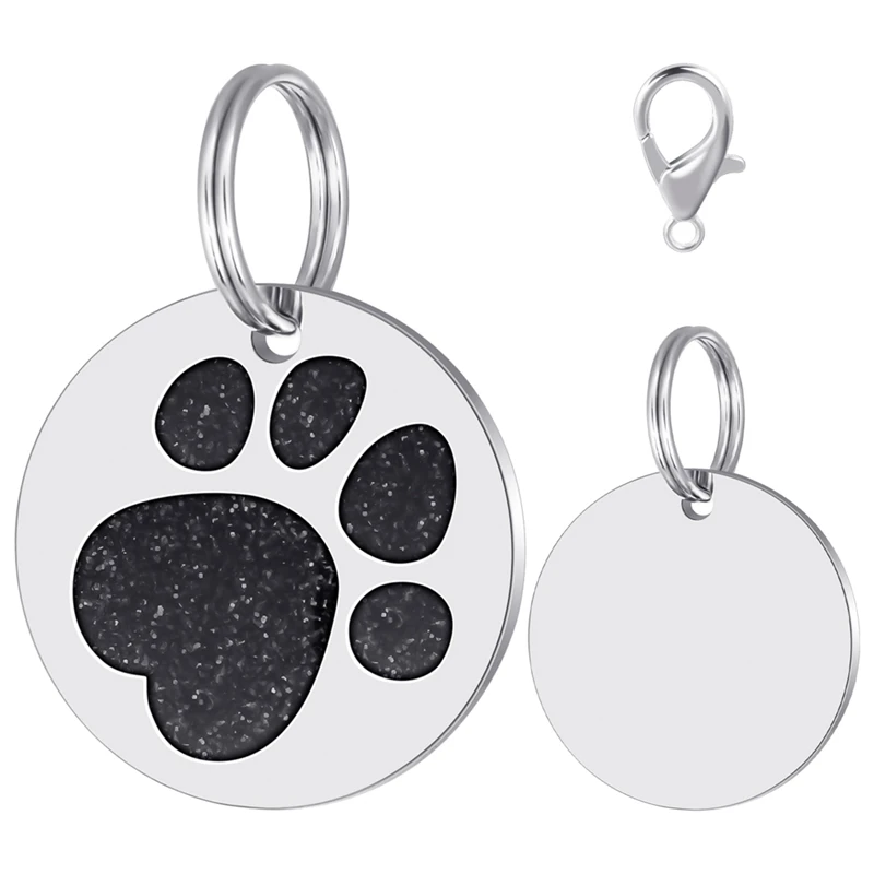 Gato de grabado personalizado, etiquetas de nombres, identificación de perro, accesorios de Collar, placa con nombre, colgante antipérdida, llavero de Metal