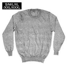 Комбинезоны мужские 5-уровневая защитный Верхняя часть одежды с длинными рукавами и круглым вырезом вырезать-доказательство Анти-слезоточивые защиты комбинезон hombre