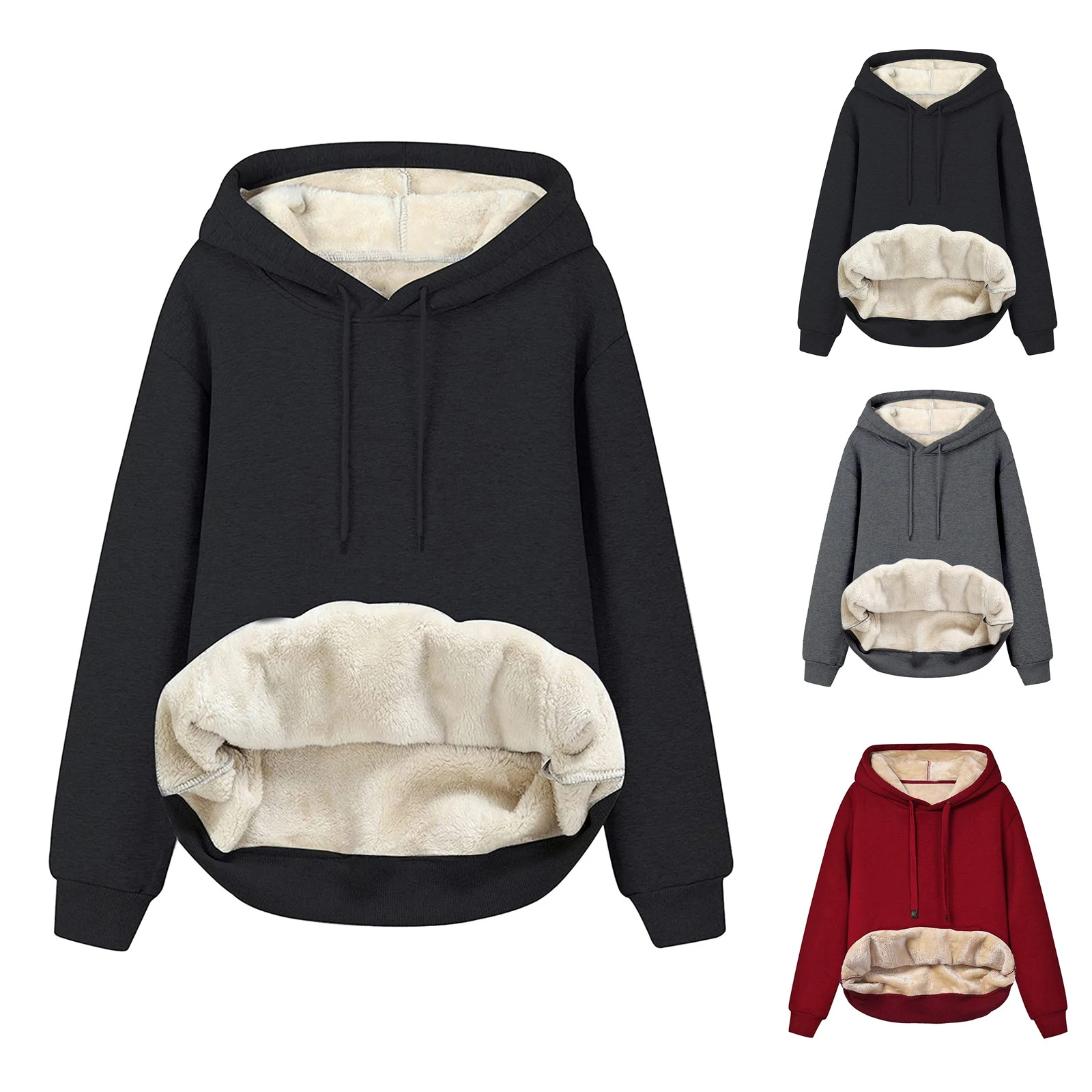 fleece lined sweat shirt