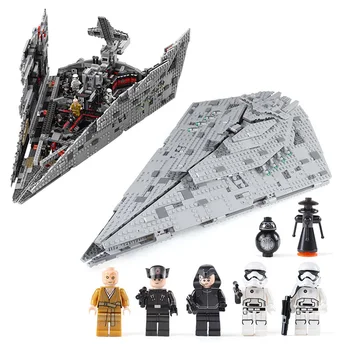 

NEW 1457pcs Hot 10901 First Order Star Destroyer Model Building Block Bricks Compatible with Lepining Star Wars 75190 toys