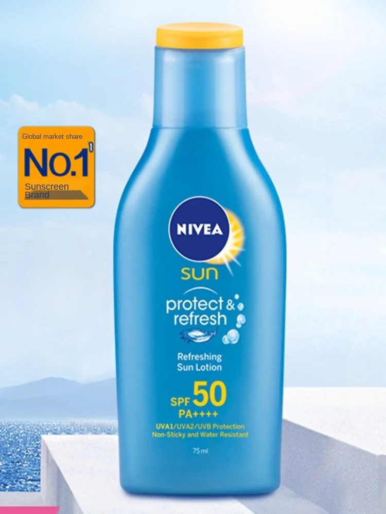 TT Nivea Sunscreen Men's and Women's Face Sunscreen Lotion Isolation Refreshing UV Protection Whole Genuine - AliExpress Home & Garden