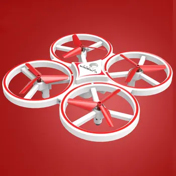 

Quadcopter Drone Gesture Interact Remote Control Gift Children Toy Four-Axis Aircraft Pneumatic LED Lighting Smart Watch