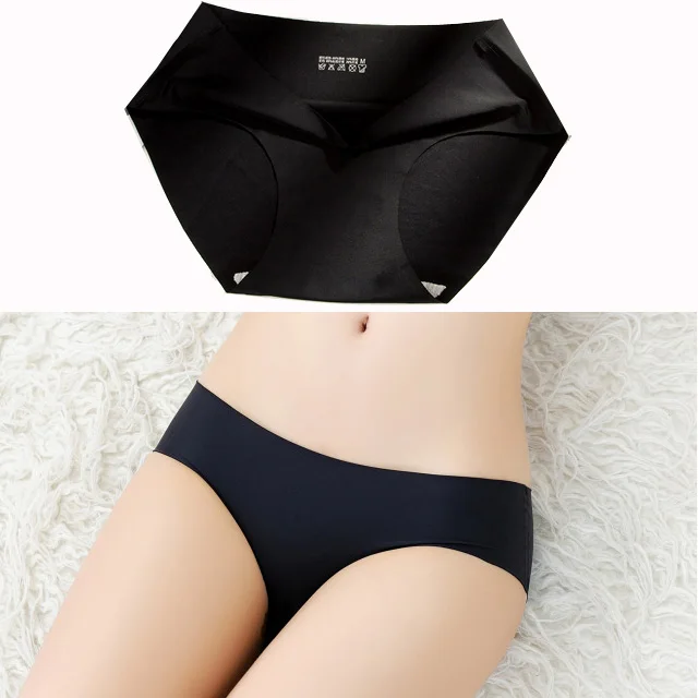 black1 Bonjean Бесшовные женские трусики нижнее белье женские удобные нижнее белье Модные женские трусы с низкой посадкой Прямая поставка - Цвет: black1