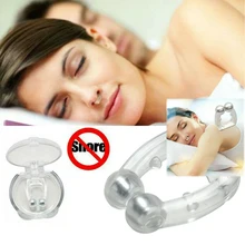 Абсолютно стиль унисекс силиконовый Магнитный клиппер Анти Храп Стоп храп нос зажим для сна