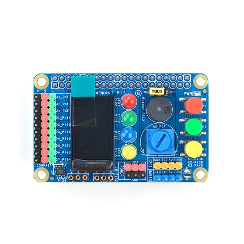 

Mini expansion board Compass TFT display Support NanoPiM1/Fire2A and other boards 0.9TFT LCD with 4pin header-UART interface