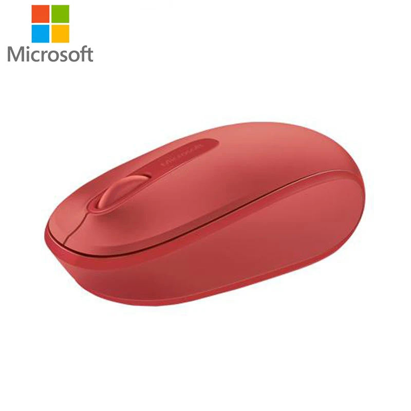 Беспроводная мини мышь Microsoft 1850 портативная офисная розовая 2 4 ГГц креативная