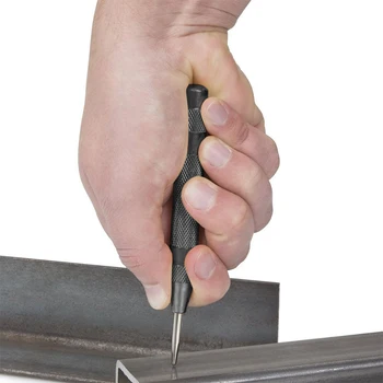 

Automatic Center Punch Spring Drill Bit Heavy Durable Auto Centre Punch Needle Loaded Metal Wood Press Dent Marker Tool 130mm