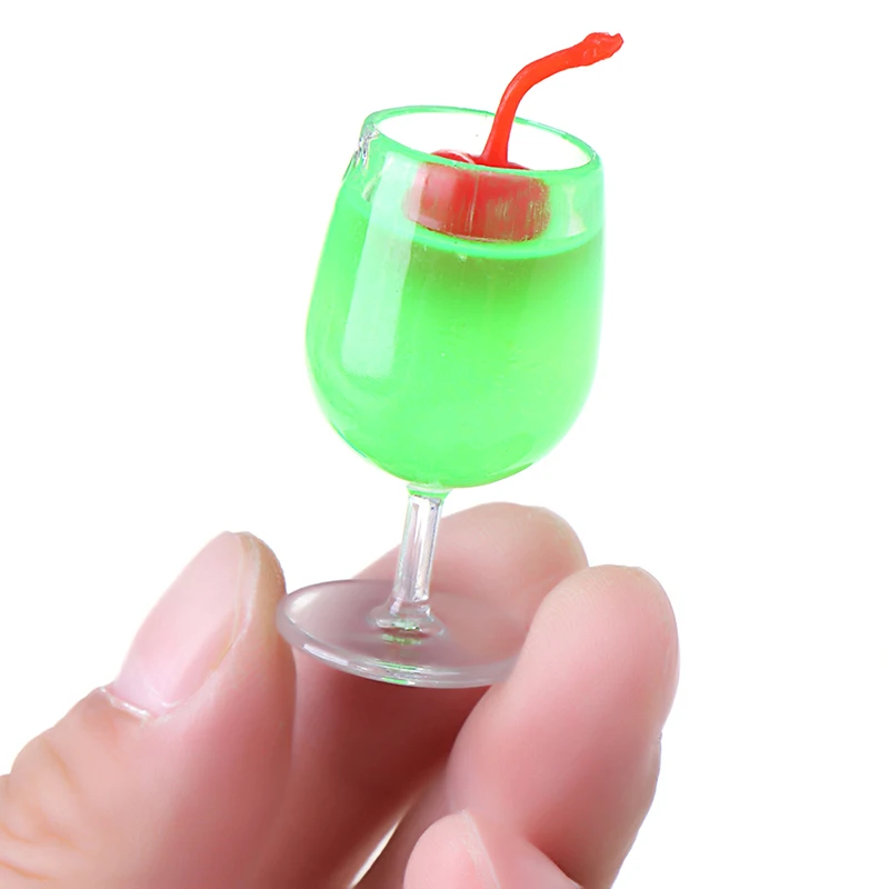 12 Puppenhaus miniatur harz cocktail tasse simulation weinglas RSS5 2 Stücke 1 