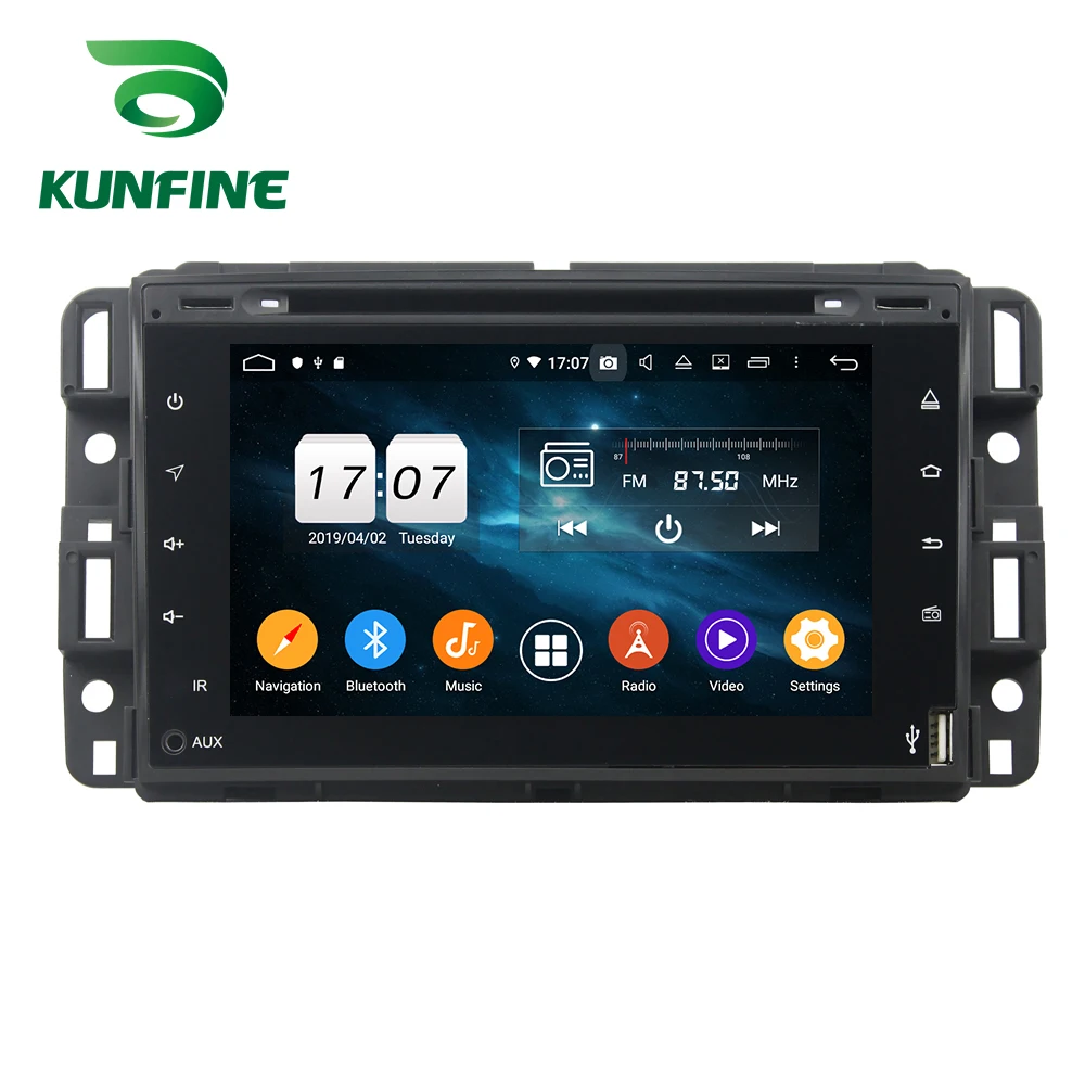 Excellent Android 9.0 Octa Core 4GB RAM 64GB ROM Car DVD GPS Multimedia Player Car Stereo for GMC Yukon Tahoe 2007- 2012 Full touch Radio 1