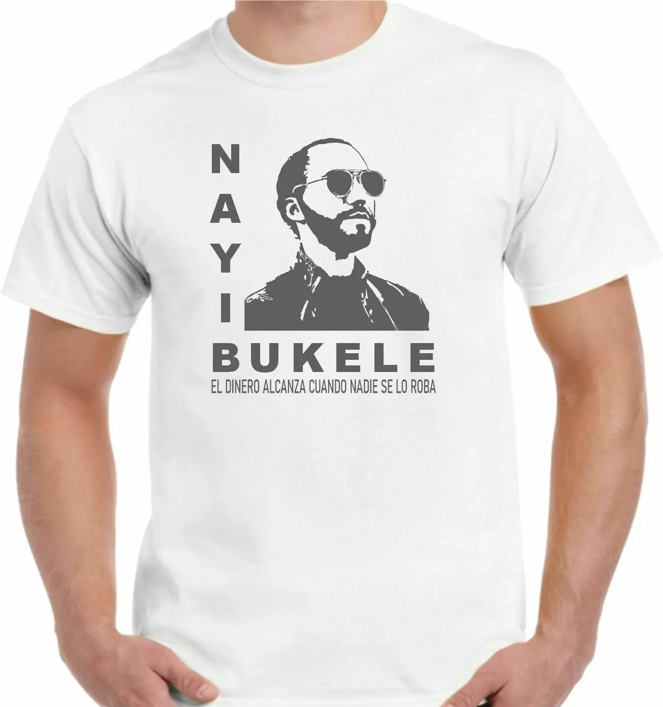 Футболка Nayib Bukele с надписью Presidente Del Сальвадор унисекс высококачественные