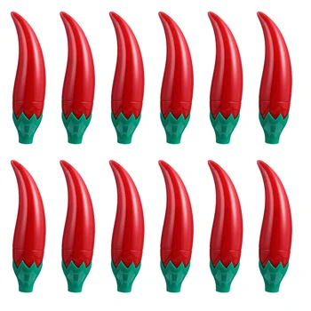 

12Pcs Chili Shaped Lovely Pretty Creative Lip Balm Bottles Cosmetic Container Lip Balm Holder Empty Lipstick Tubes Lip Balms Tub