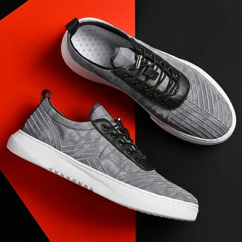

2019 New Men Fashion Lace Casual Up Summer Sneakers Breathable Men Flats Shoes Male Footwear S3041-3065 C1