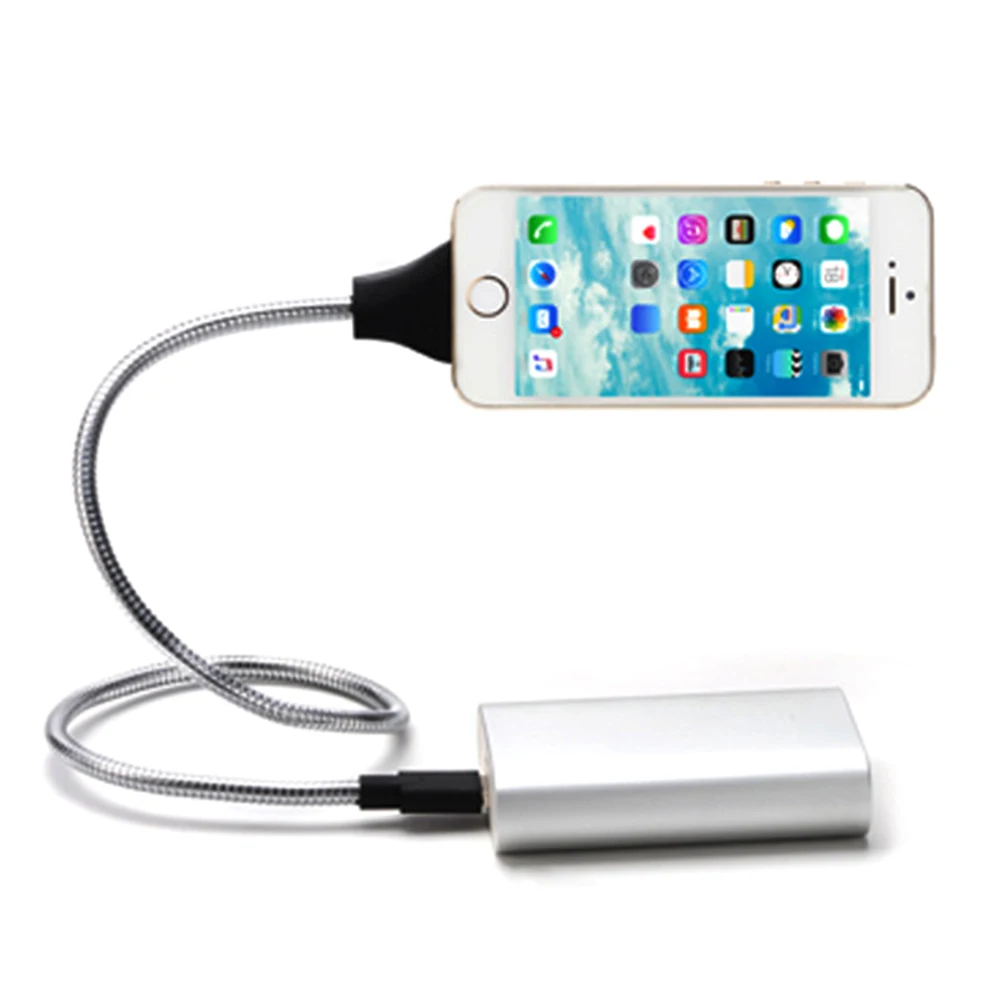 Гибкая подставка usb зарядный кабель для передачи данных телефон зарядное устройство ладонь кронштейн держатель для iPhone Android смартфонов Подставка для зарядки стойки