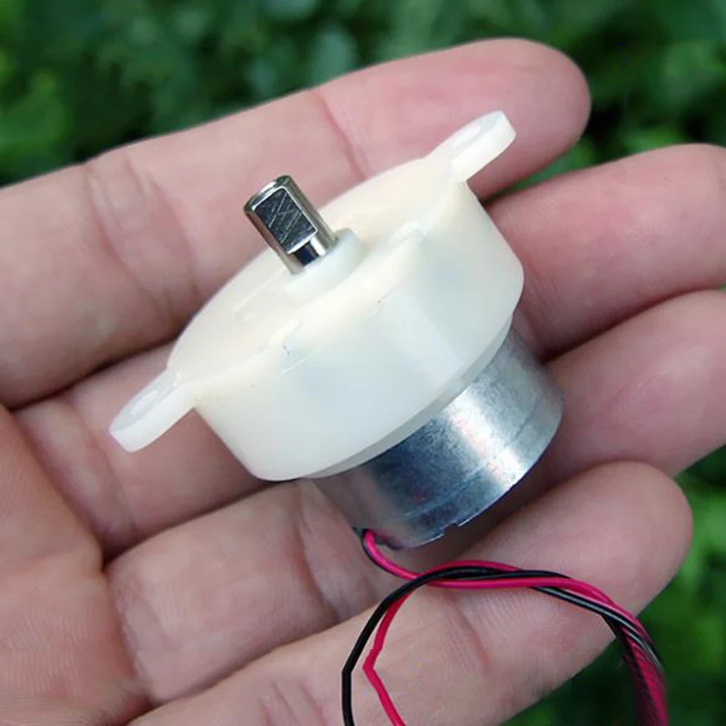 С источником питания от постоянного тока, 6 V-12 V 7,5 об/мин медленно Скорость безгласный Micro 300 Turbo Worm коробка передач, редукторный двигатель Скорость редуктор мотора игрушка «сделай сам» модель робота