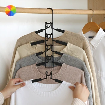 

5 In 1 Multi Function Magic Anti-skid with Multilayer EVA Sponge Cloth Hanger Space Saving Hangers