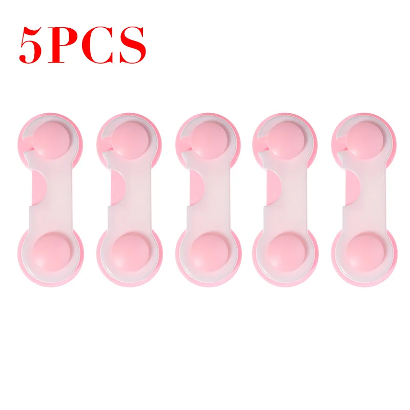 5 PC Pink 5 шт/лот замок для шкафа многофункциональный для безопасности ребенка замок шкаф выдвижной ящик шкафа замок безопасности детей безопасности протектор - Цвет: 5 PC Pink