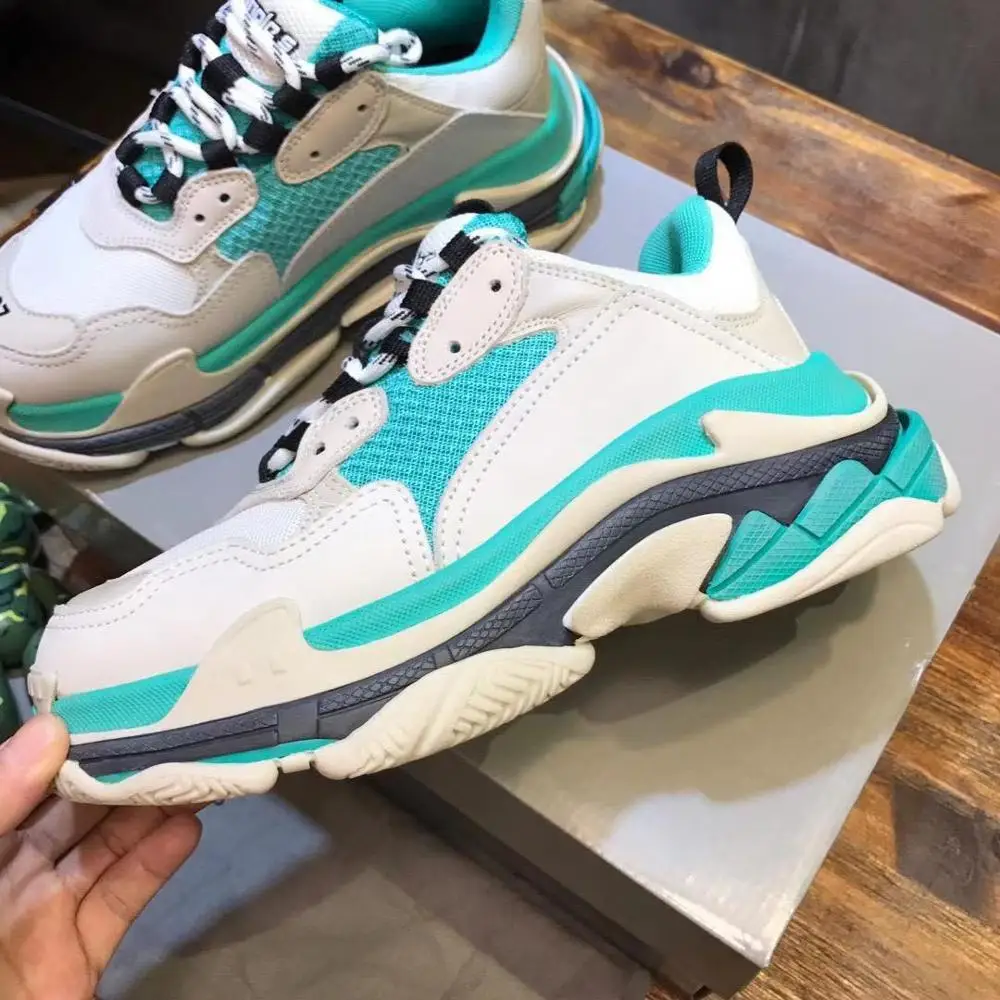 Новинка 2019 года женская обувь популярные кроссовки-столбики модная для папы