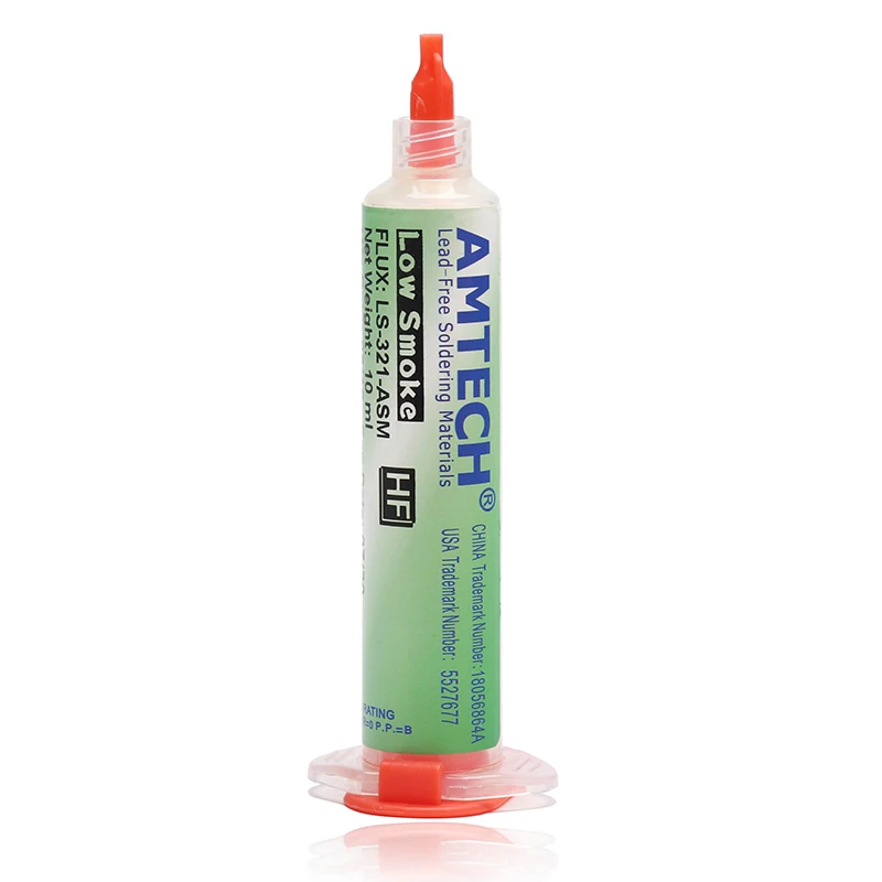 

Low smoke no rosin Original Amtech 1pc LS-321-ASM Solder paste welding flux repair SMT BGA Reballing Welding Rework Repair Tools