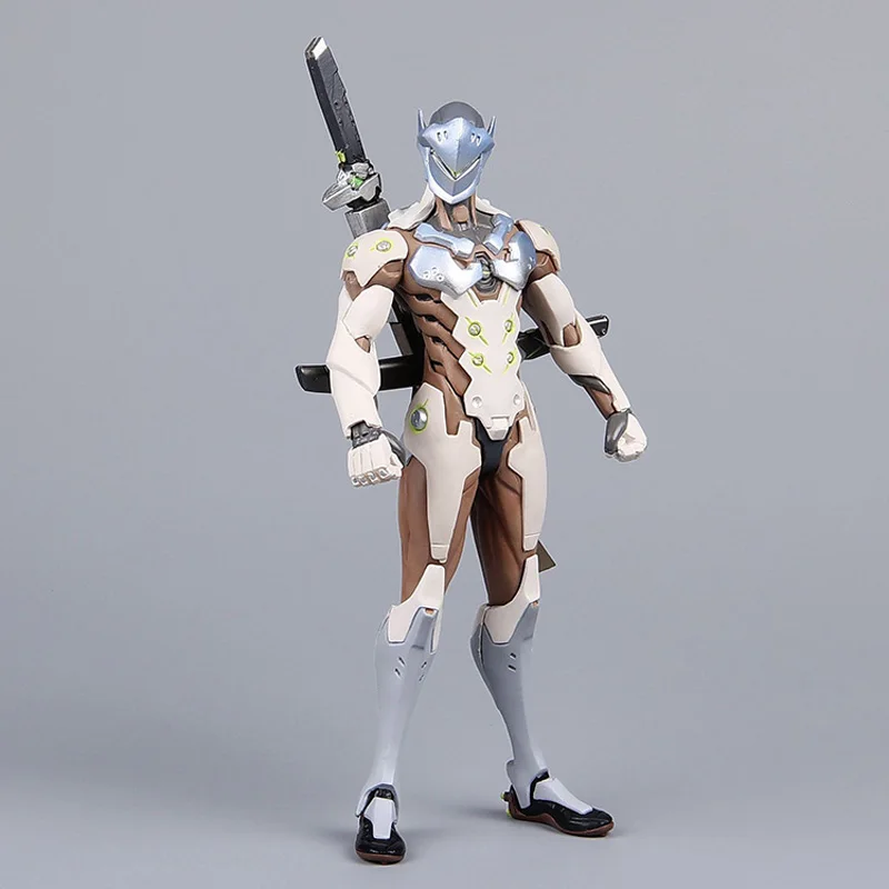 Фигурки из аниме OW 20 см ПВХ экшн-фигурки Shimada Genji подвижные коллекционные модели