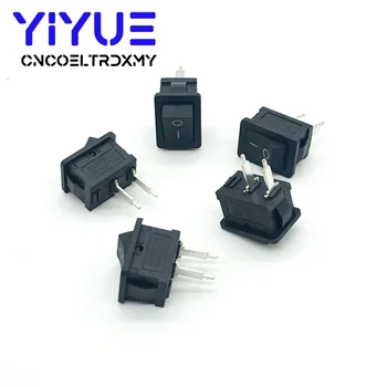 

5Pcs 20*15MM Rocker Switch KCD-101 2 Pin 2 files 6A 250VAC/10A 125VAC Push Button Switch