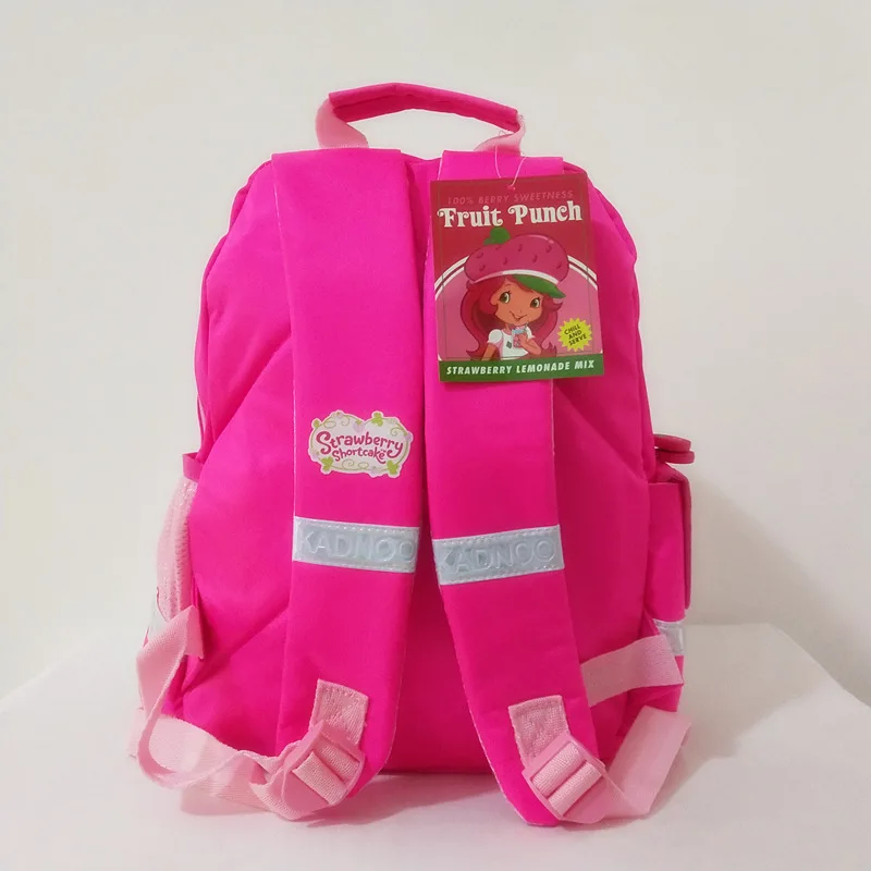 

School Bag Young STUDENT'S Girls Backpack 1-3 Grade Strawberry School Bag 6-12 a Year of Age Burden Relieving Schoolbag Women's