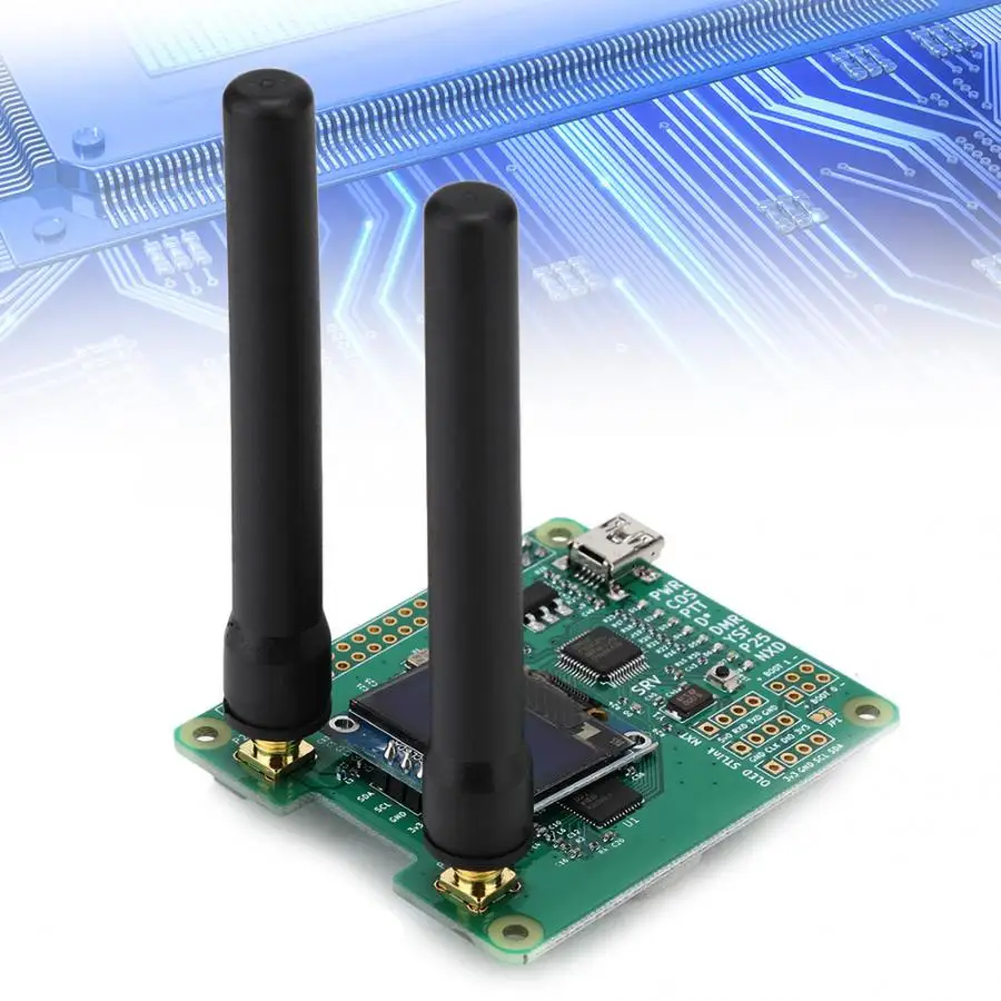 V1.3 для MMDVM HS Dual Hat дуплексный модуль точки доступа+ OLED+ антенна поддержка для P25/DMR/YSF динамика