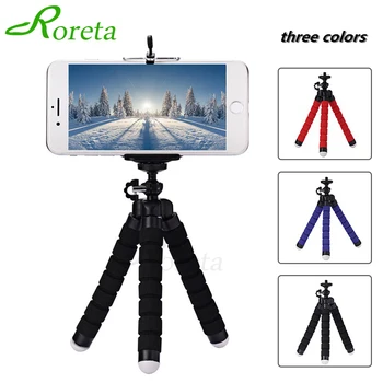

Roreta High quality Mini Flexible Octopus Tripod For smartphone Sponge Tripod for mobile phone mini camera