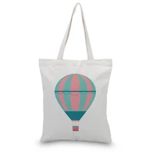 Холщовая Сумка-тоут с рисунком из мультфильма, сумка-шоппер с текстовым узором, складная сумка для покупок, сумка с принтом логотипа на заказ, повседневное использование Ec